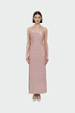 Blush Rose Sequin Strapless Dress