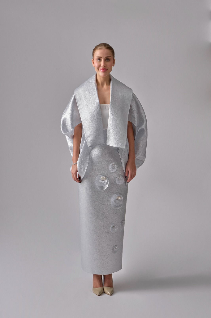 Mechanical Jacket with Wide Collar