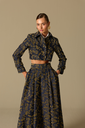 Blossom denim skirt