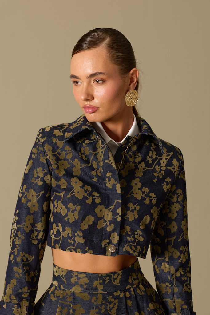 Blossom denim jacket