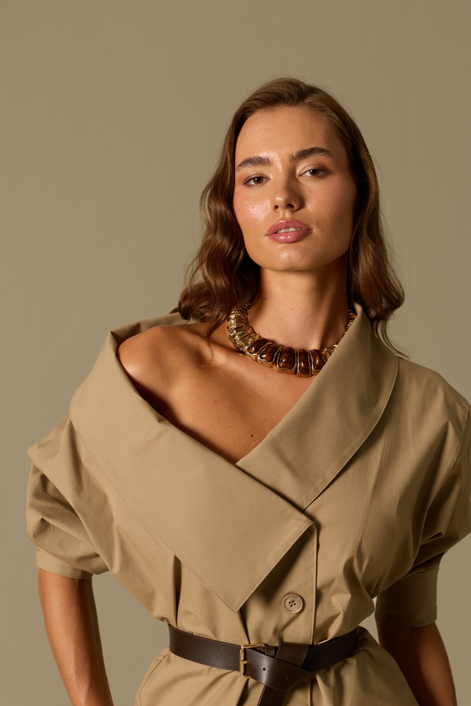 The iconic Lady D shirt is made from 100% cotton.