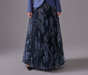 Long pleated jacquard E