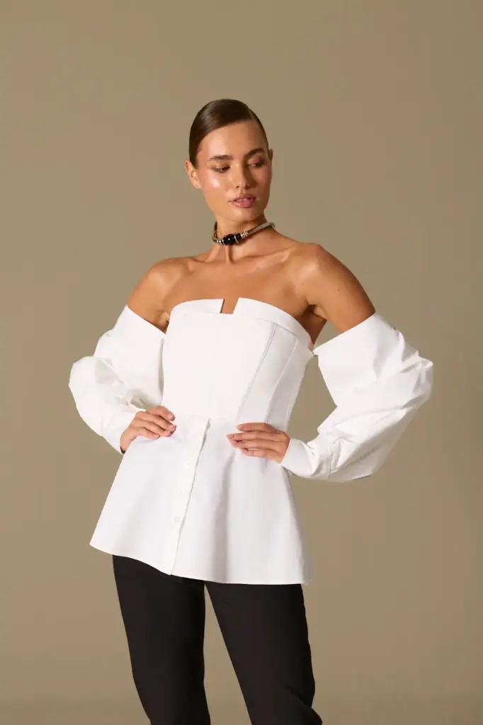 بلوزة كورسيه قطن 100