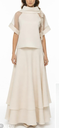 VOLANLI UZUN KLOŞ skirt