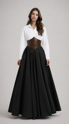 Maxi skirt, a symbol of elegance