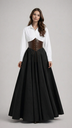 Maxi skirt, a symbol of elegance