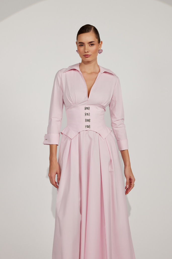 Queen Corset Maxi Dress