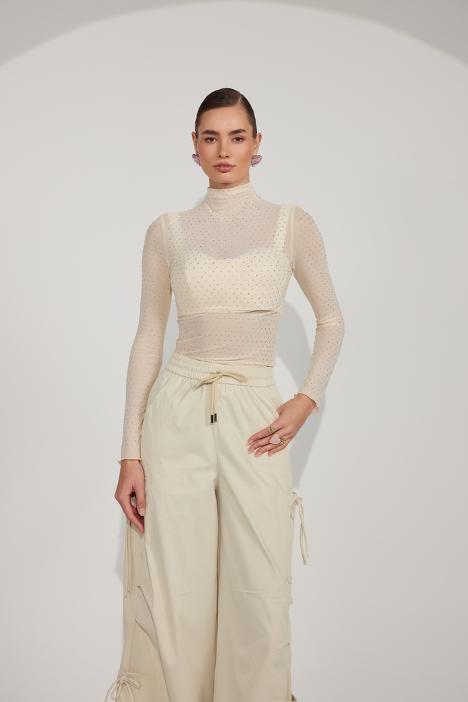 Diamond Babe Tulle Blouse