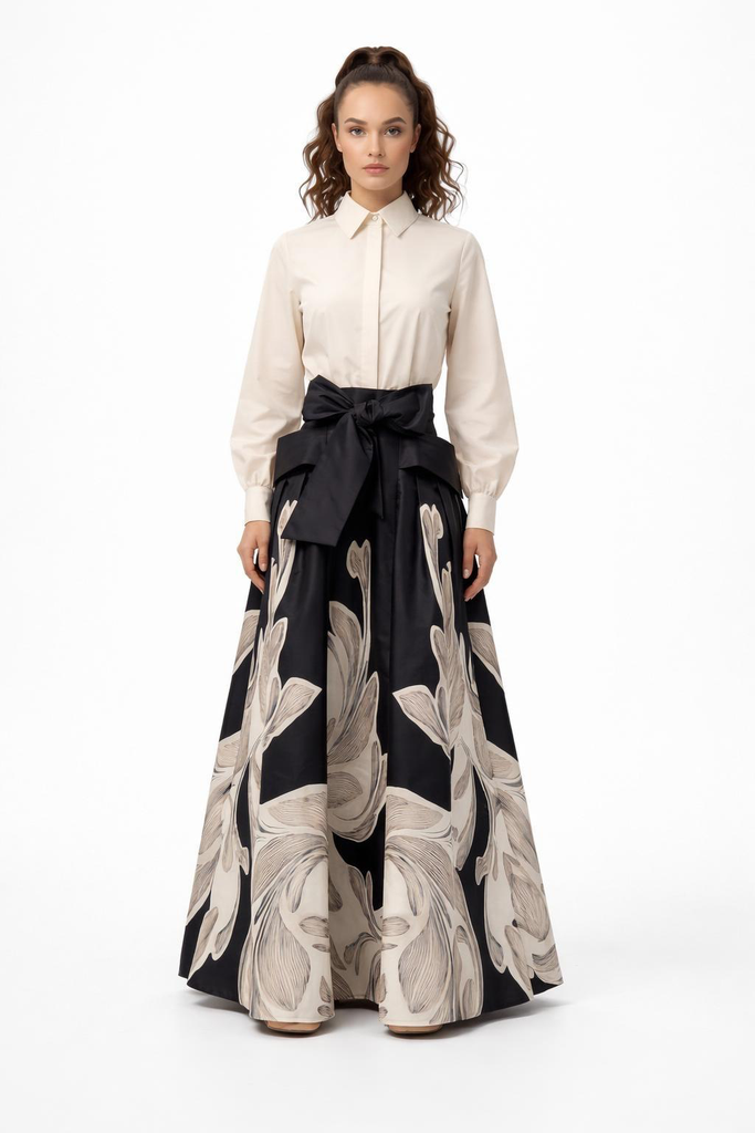 ETEGI BASKILI BEDENI DRESS