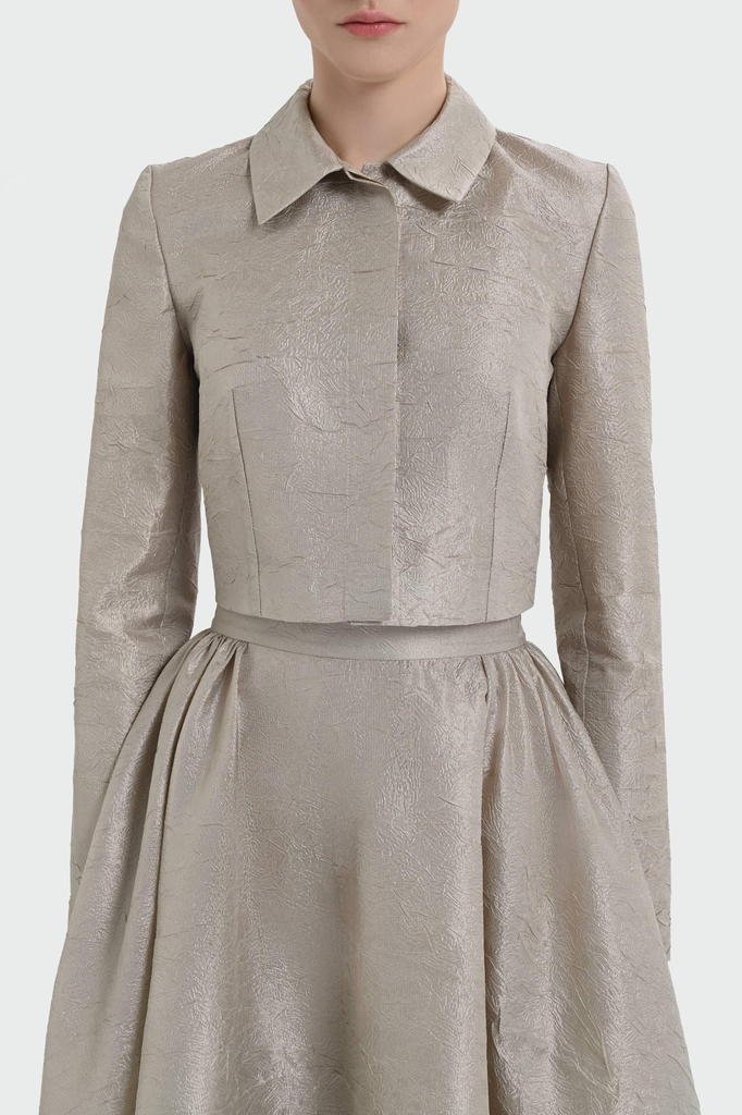 Skirt and light jacket set