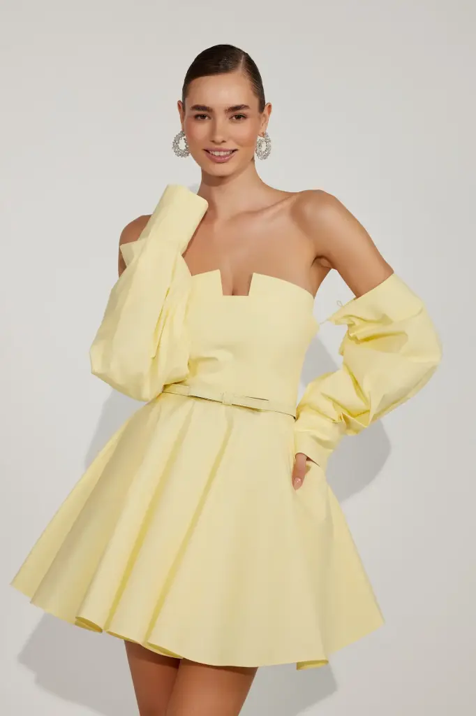 Dusk Volume Mini Dress