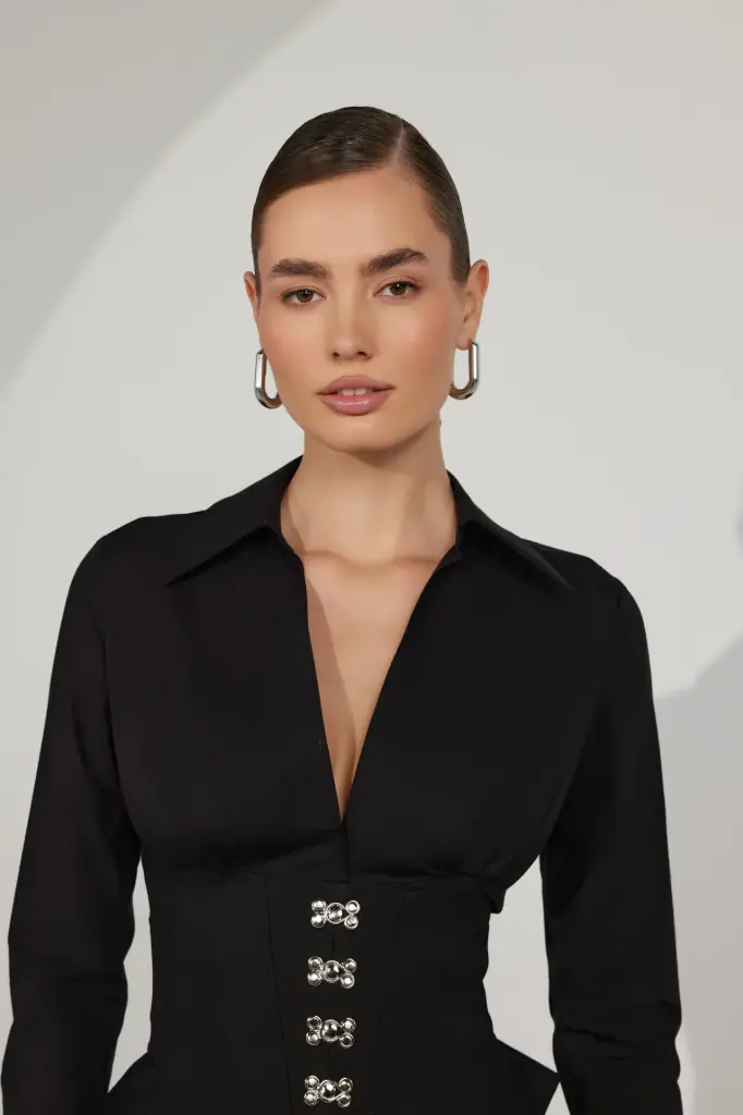 Essential 100% Cotton Corset Shirt