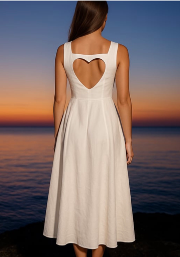 100% Linen Dress – Back to Love