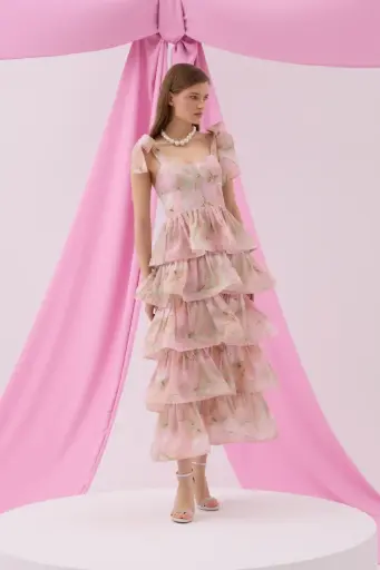 [25S1623] Turkish Delight Fluffy Dress