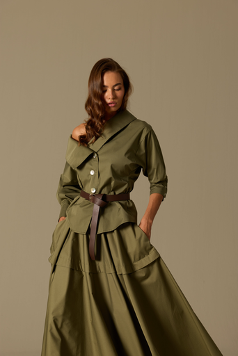 [26w2037] Iconic Lady Di 100% Cotton Shirt