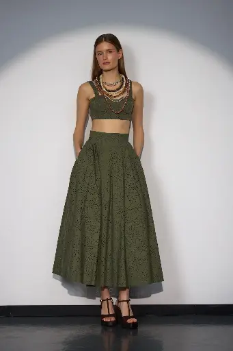 [25S1515] Blooming Grace Maxi Boy Princess Skirt