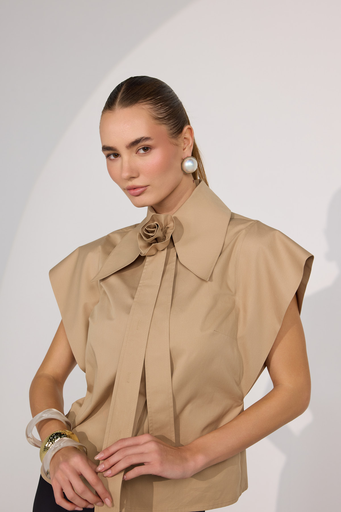 [26S3003] Queen Rose Blouse