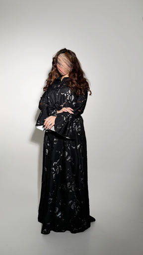 [2615011] ORGANZE JAKAR DRESS