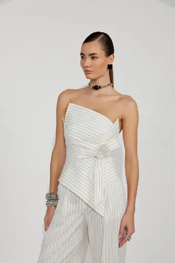 [26s30013] Sculpt Wrap Bustier 