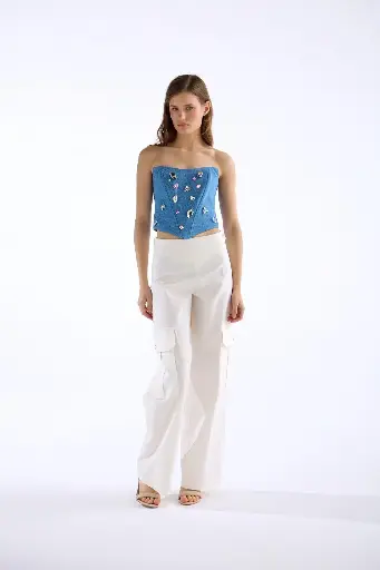 [25S1517] Kiara Waist-Structured Pants